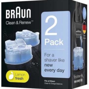 זוג נוזל שטיפה למכונת גילוח Braun בראון CCR2